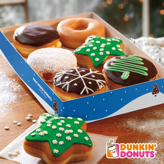 Dunkin donuts christmas ornament