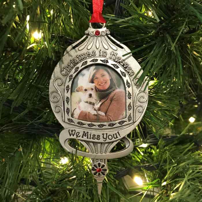 Christmas ornament for a deceased loved one