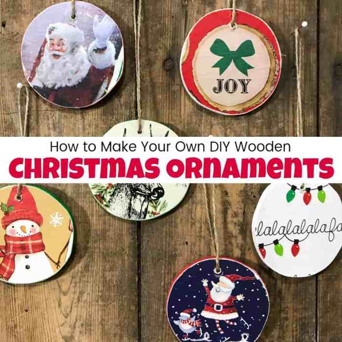 Wood christmas ornament ideas