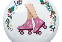 Roller skate christmas ornament