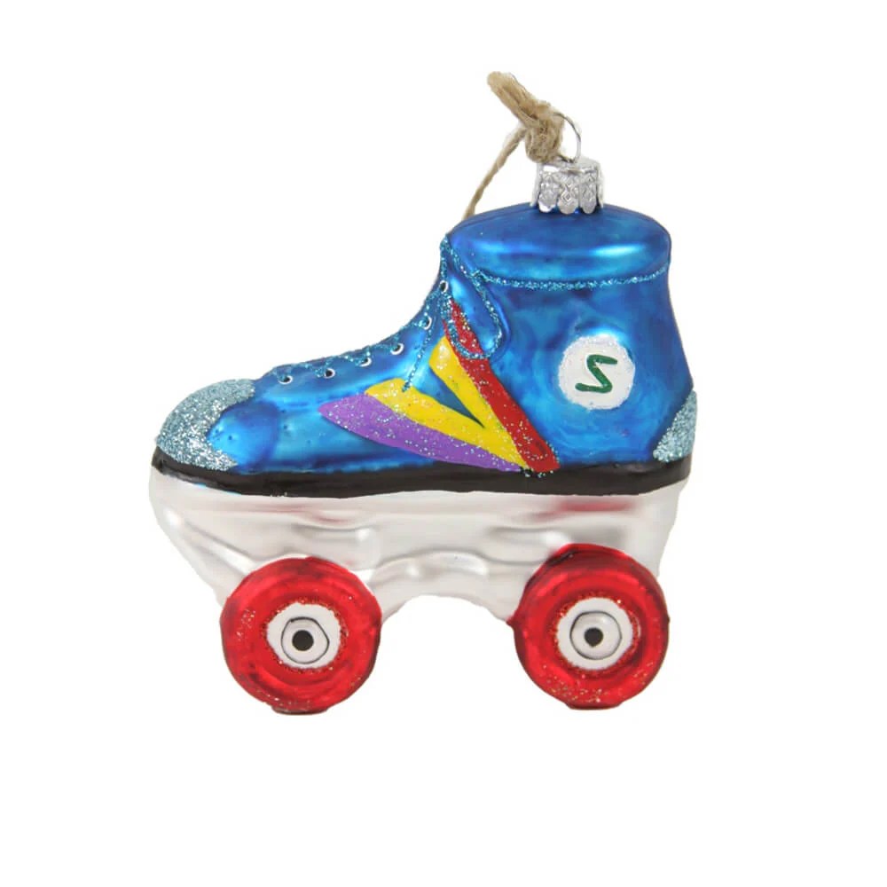 Roller skate christmas ornament